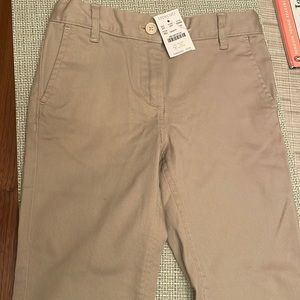 📚 Crewcuts girls chino pants, size 7 brand new